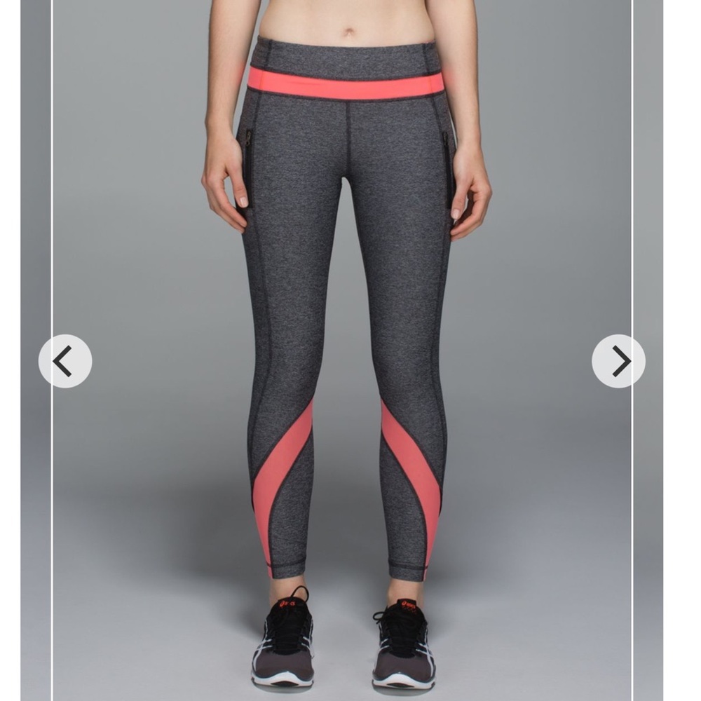 Lululemon Inspire Tight ll. Size 4. Zipper pockets. 7/8 lengths. True to size